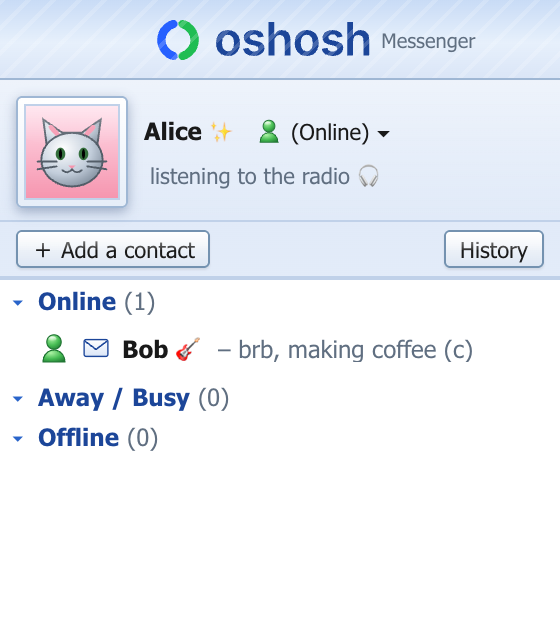 Contact list